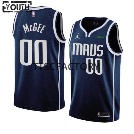 Maglia NBA Dallas Mavericks JaVale McGee 00 Nike 2022-23 Statement Edition Navy Swingman - Bambino